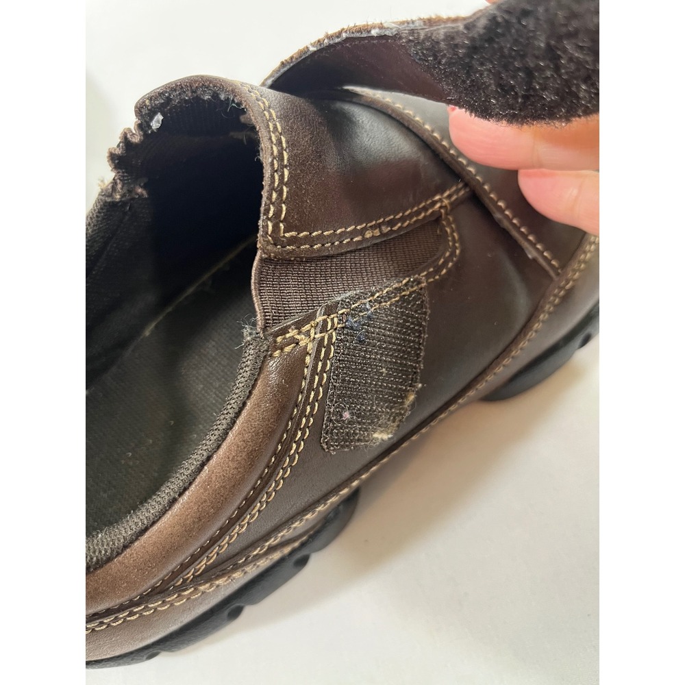 Rockport XCS Mens Leather Hook and Loop Comfort Shoes Slip On Brown SZ 8.5‎ - Picture 7 of 13